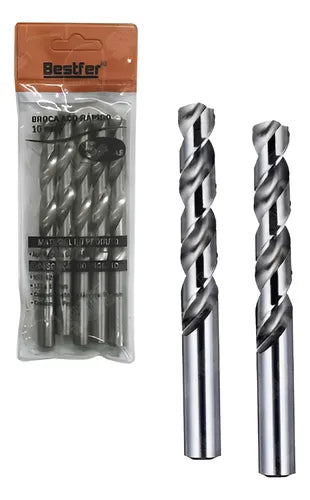 BROCA AÇO RAPIDO 10MM 5PEÇAS  BFH1665