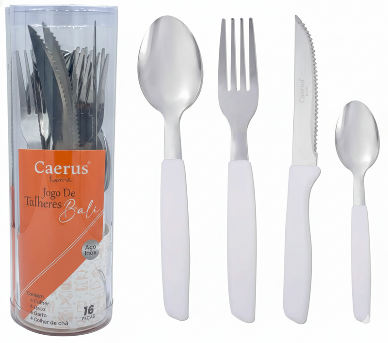 CONJUNTO DE UTENSILIOS 16 PÇS CRS-2670