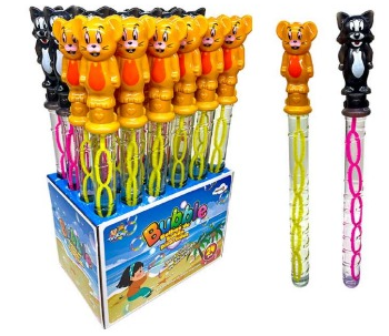 BASTÃO P/ FAZER BOLHA DE SABÃO TOM&JERRY TK-AB6036