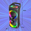 CAIXA DE SOM C/ MICROFONE KBROAD KTS-1860