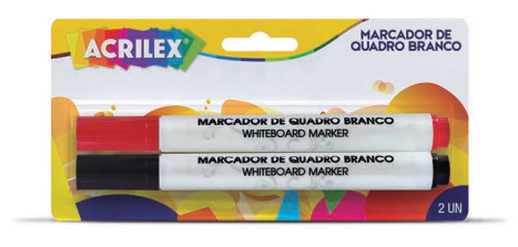 MARCADOR DE QUADRO PERMANENTE AZUL/PRETO 06338