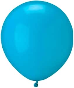 BALAO LISO 10 AZUL TURQUESA C/50