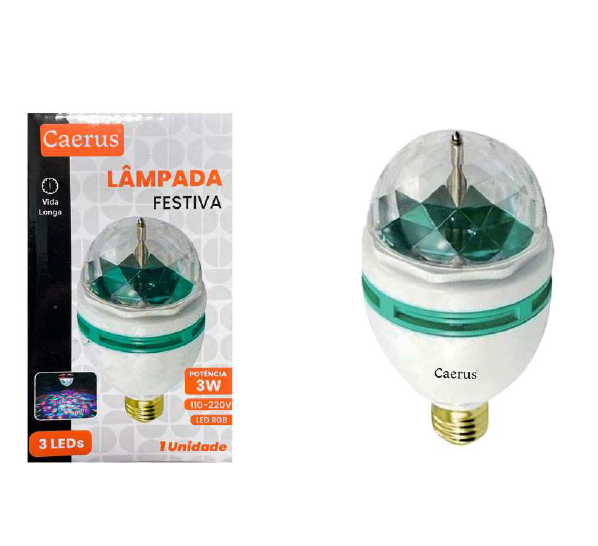 LÂMPADA FESTIVA 3W 110-220V CRS-2214