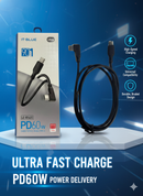 CABO DE DADOS 90 GRAUS TIPO PARA TIPO C LE-874CC