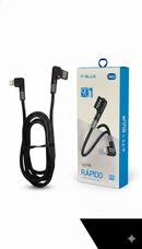 CABO DE DADOS 90 GRAUS USB PARA LIGHTING C LE-870P