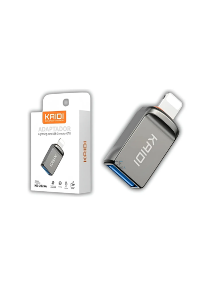 ADAPTADOR OTG USB P/ LIGHTING KD-2524A