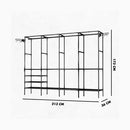 ARARA GUARDA ROUPAS XC-GR-02