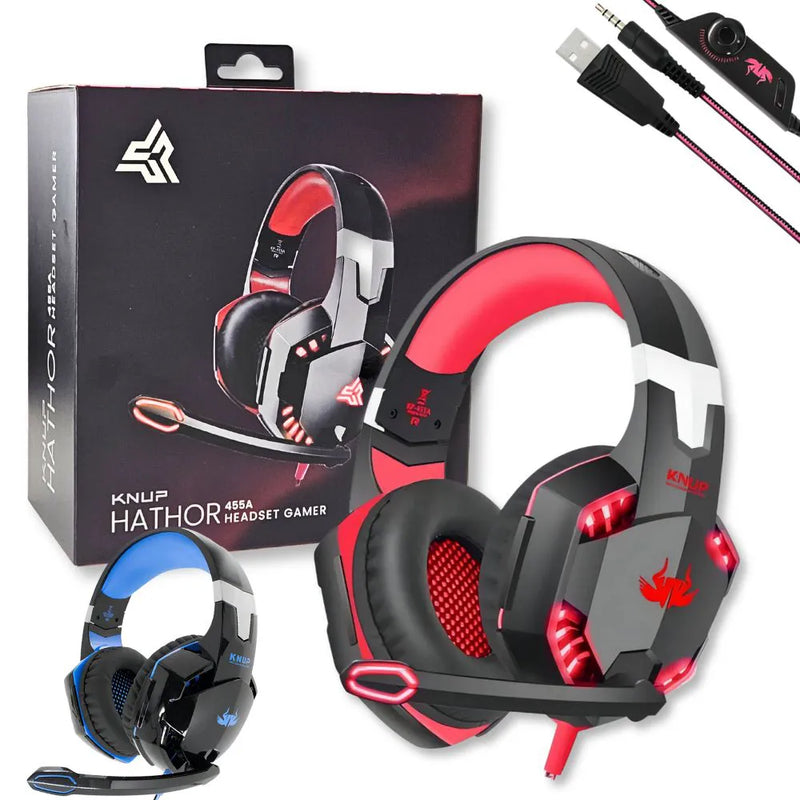 FONE HATHOR HEADSET GAMER KP-455A