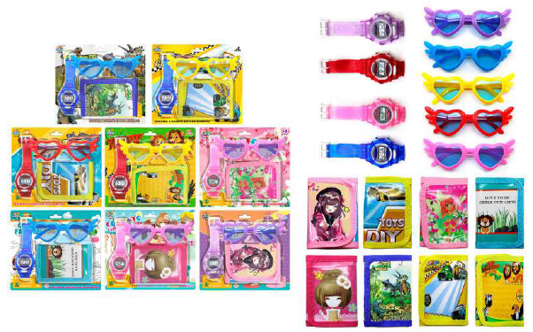 CONJUNTO FASHION ZOO COM RELÓGIO TK-AB6297