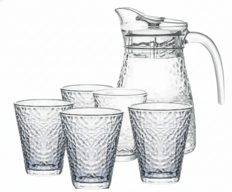 CONJUNTO JARRA COM 4 COPOS JAR003