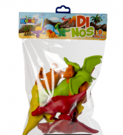 KIT C/8 DINOSSAUROS BQ0785S