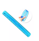 RÉGUA FLEX 30CM AZUL-11730