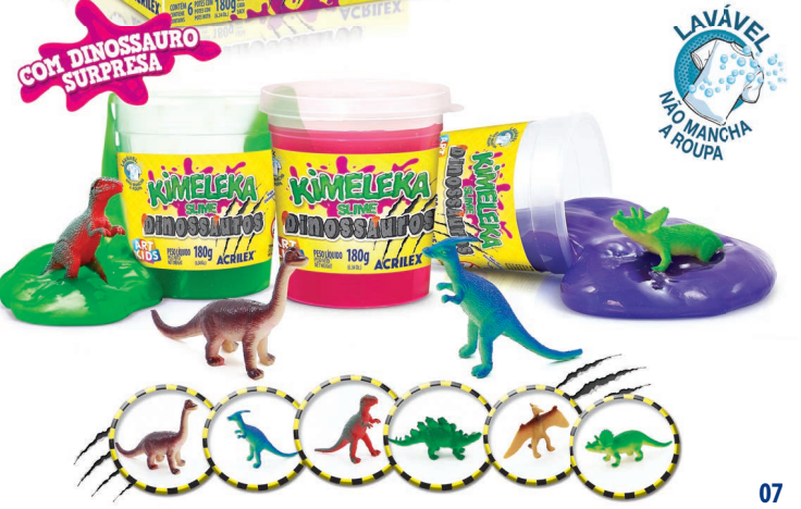 KIMELEKA SLIME DINOSSAUROS 05840