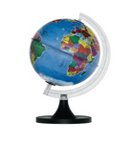 GLOBO TERRESTRE 30CM C/LED BRANCO