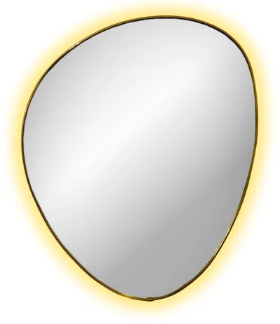 E0007 ESPELHO OVAL COM LED 100X60