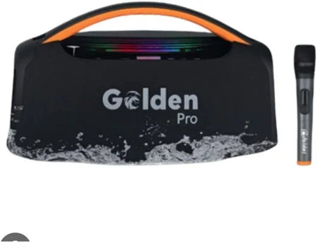 CAIXA DE SOM GOLDEN PRO GP-112 300W C/1 MICROFONE