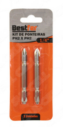 KIT 2 PONTEIRAS PH2X PH2 1/4  BFH2743
