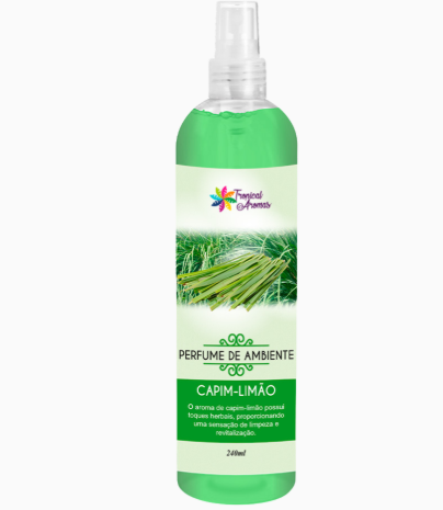 PERFUME DE AMBIENTE TROPICAL 240ML- CAPIM LIMAO