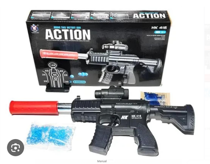 ARMA DE GEL MANUAL HK 416