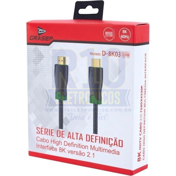 CABO HDMI 2.1 D-8K03 5M GRASEP