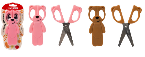 TESSOURA ESCOLAR INFANTIL ANIMAIS YP9296